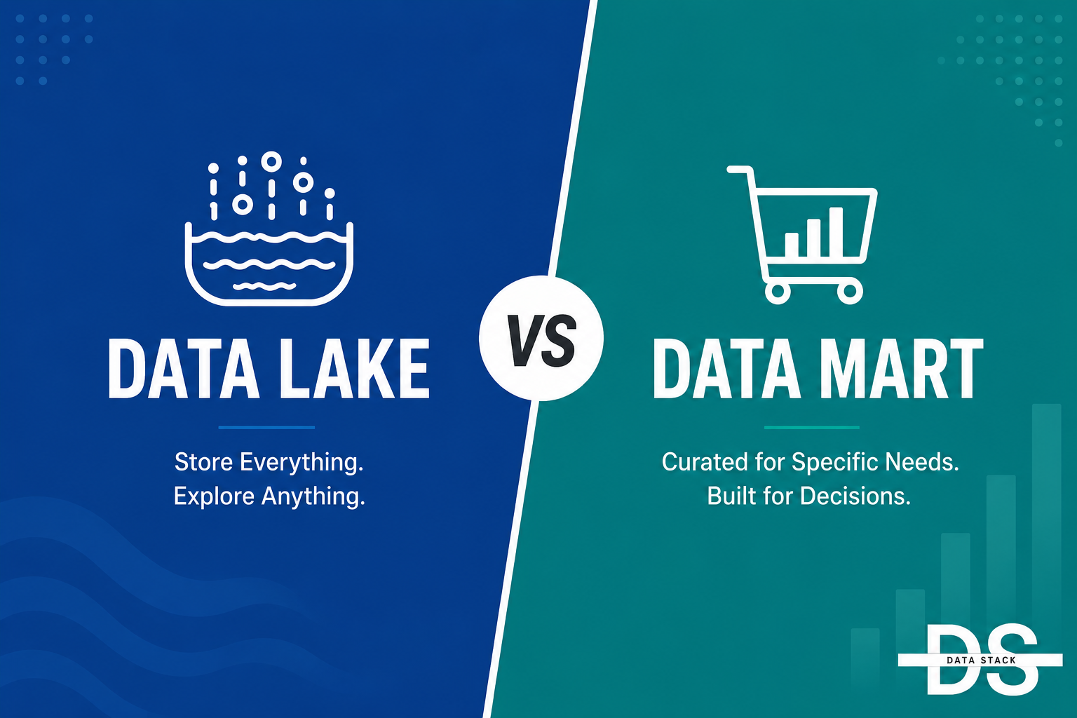 Data Lake vs Data Mart | DSH
