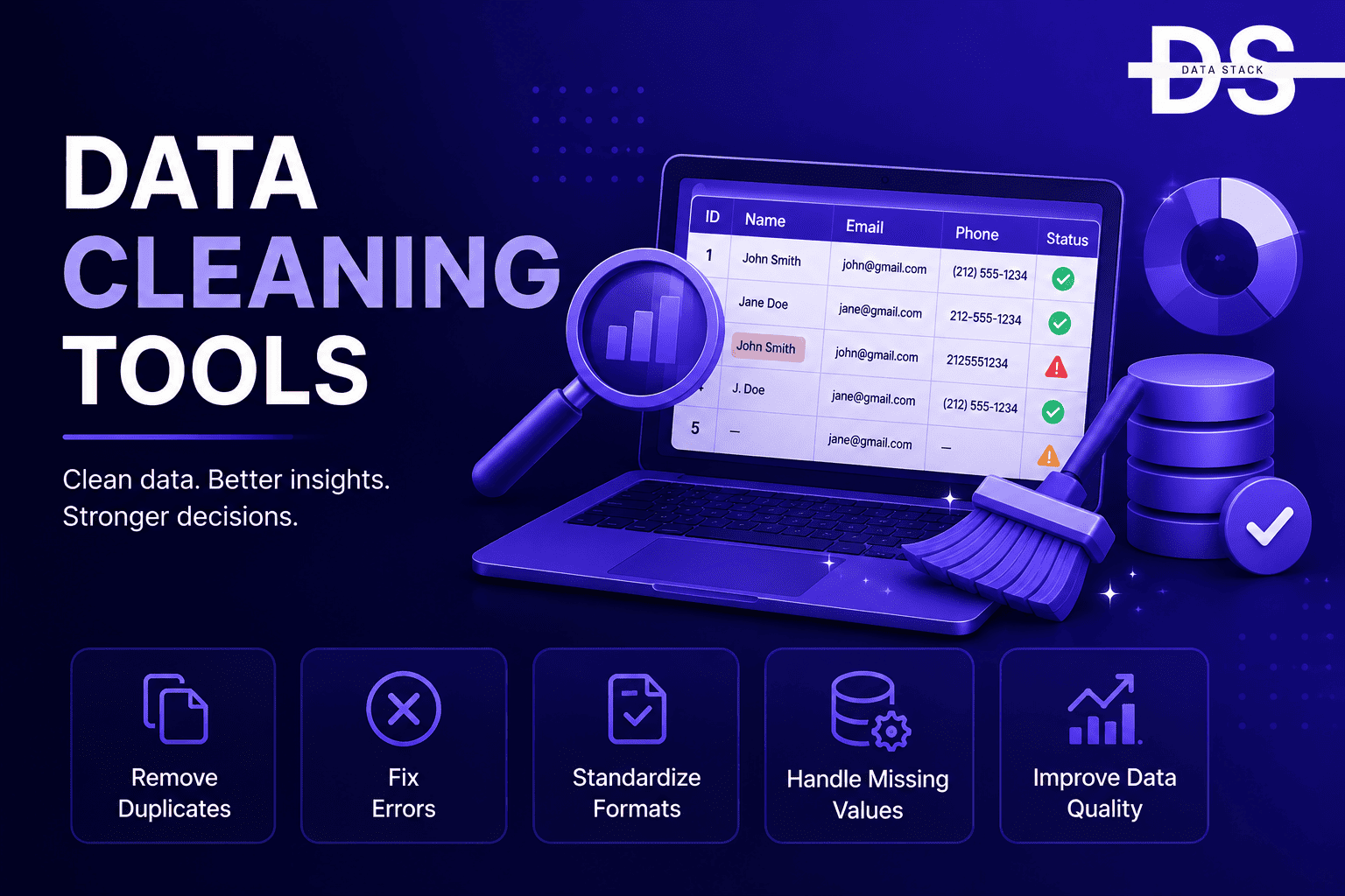 Data Cleaning Tools - Featured Image | DSH