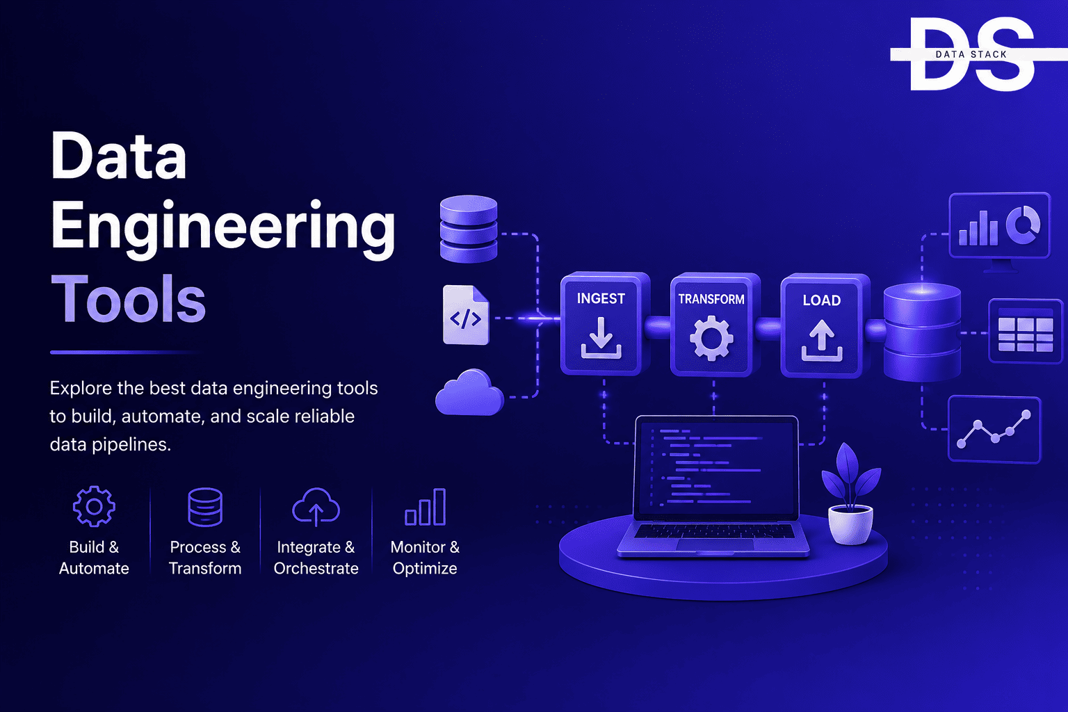 Data Engineering Tools - Featured Image | DSH