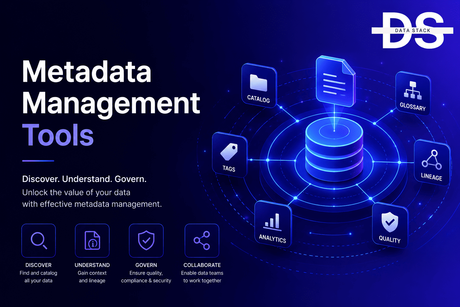 Metadata Management Tools - Featured Image | DSH