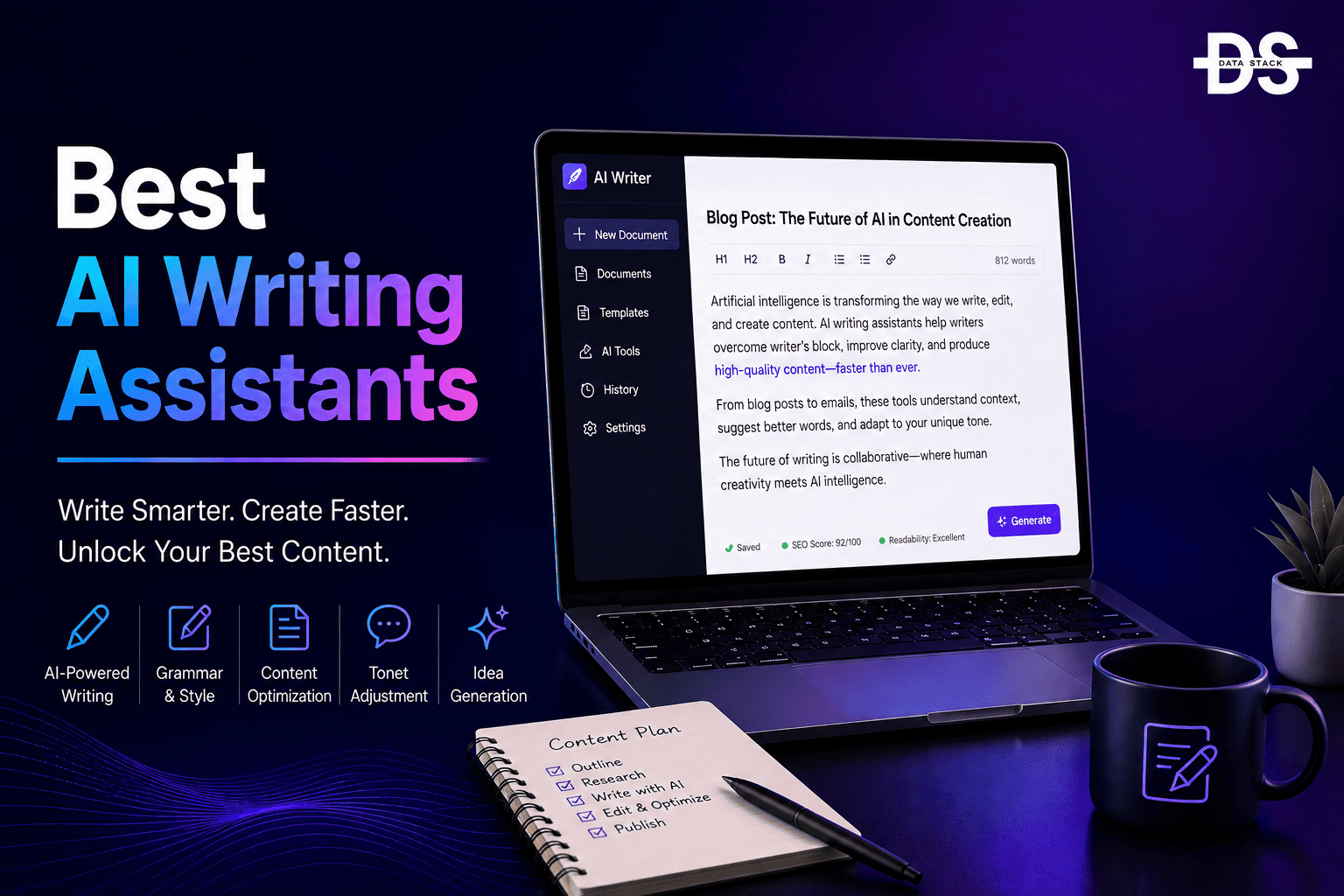 AI Writing Assistants - Featured Image | DSH