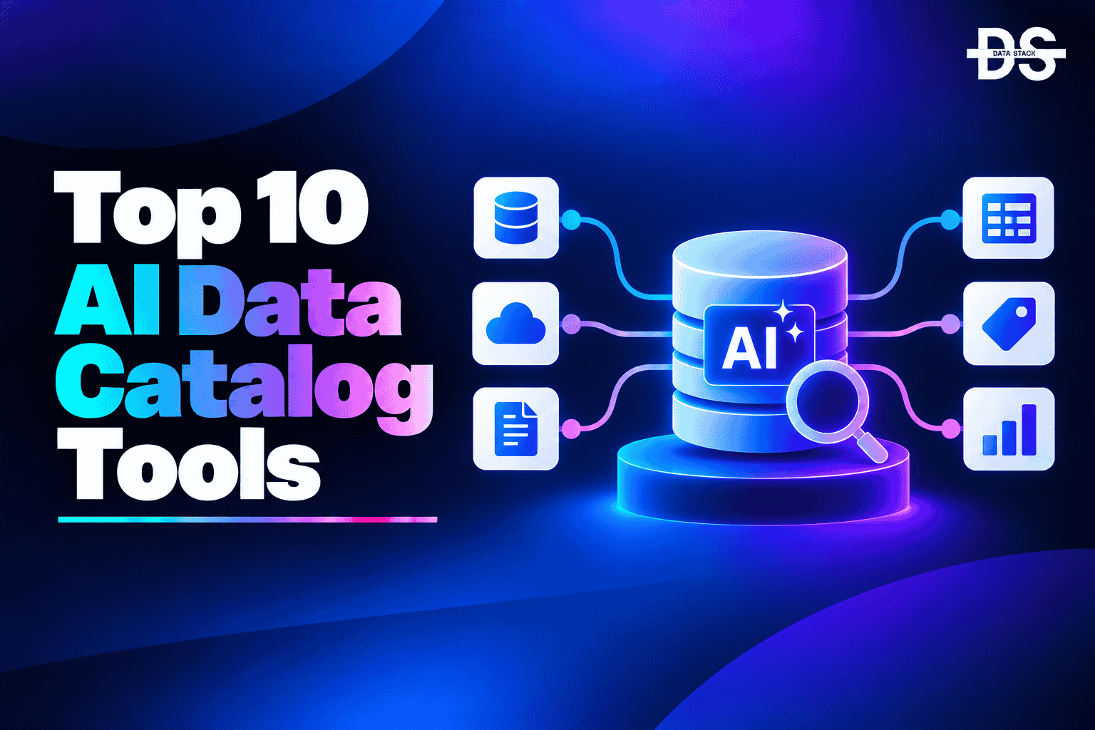AI Data Catalog Tools - Featured Image | DSH