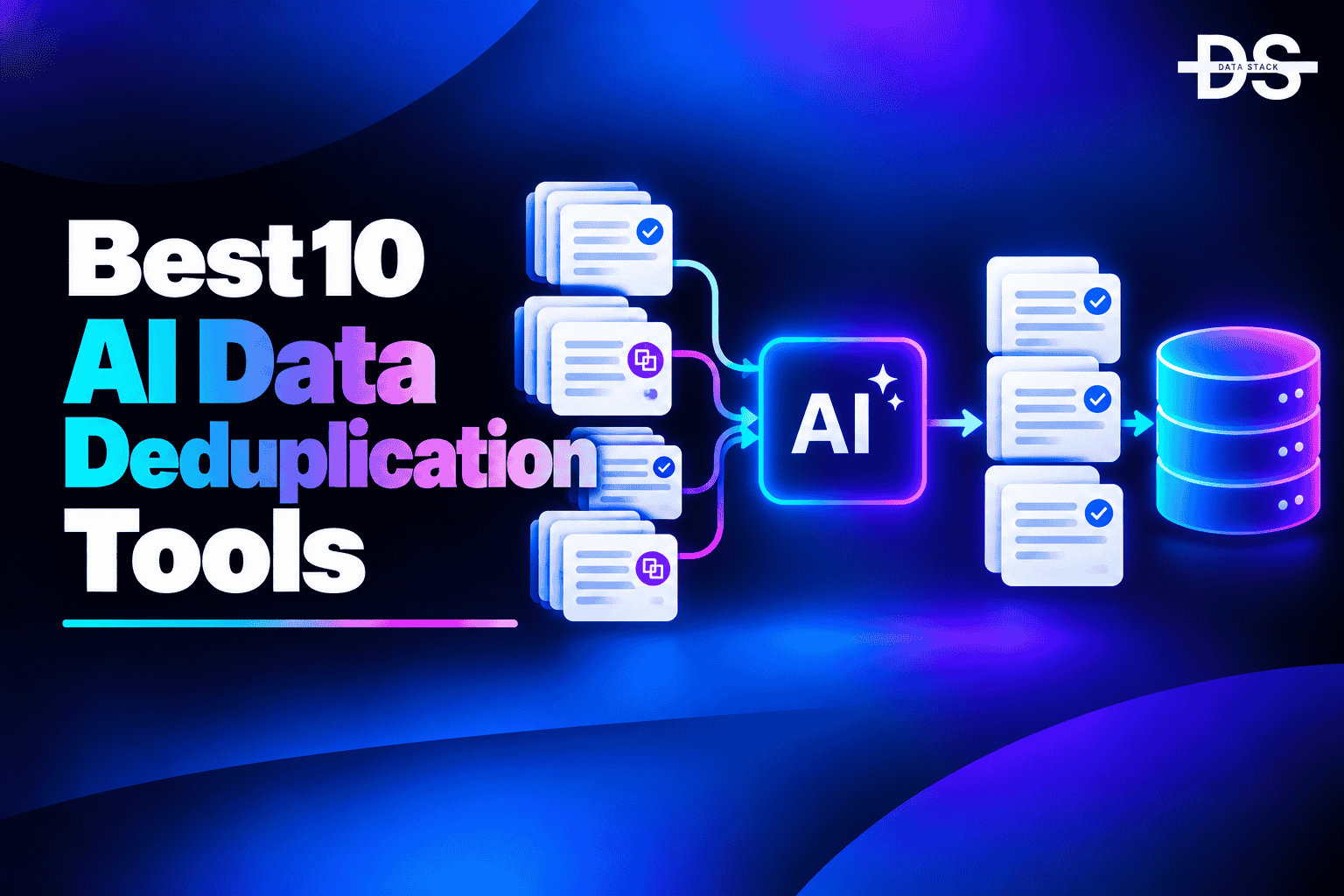 AI Data Deduplication Tools - Featured Image | DSH