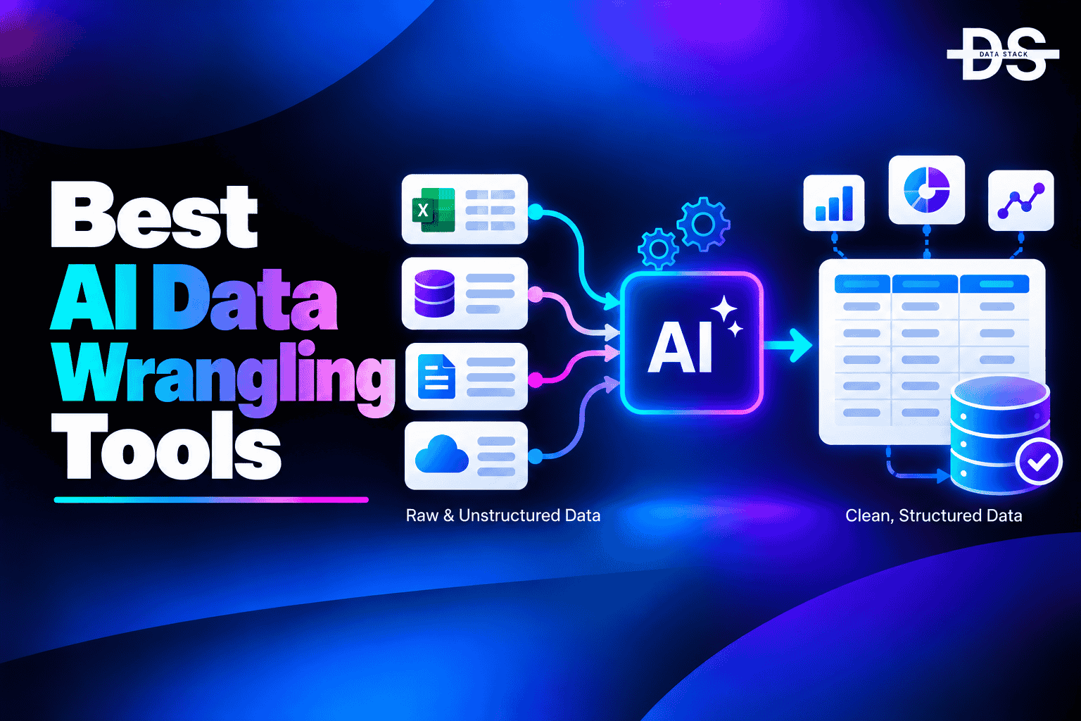 AI Data Wrangling Tools - Featured Image | DSH